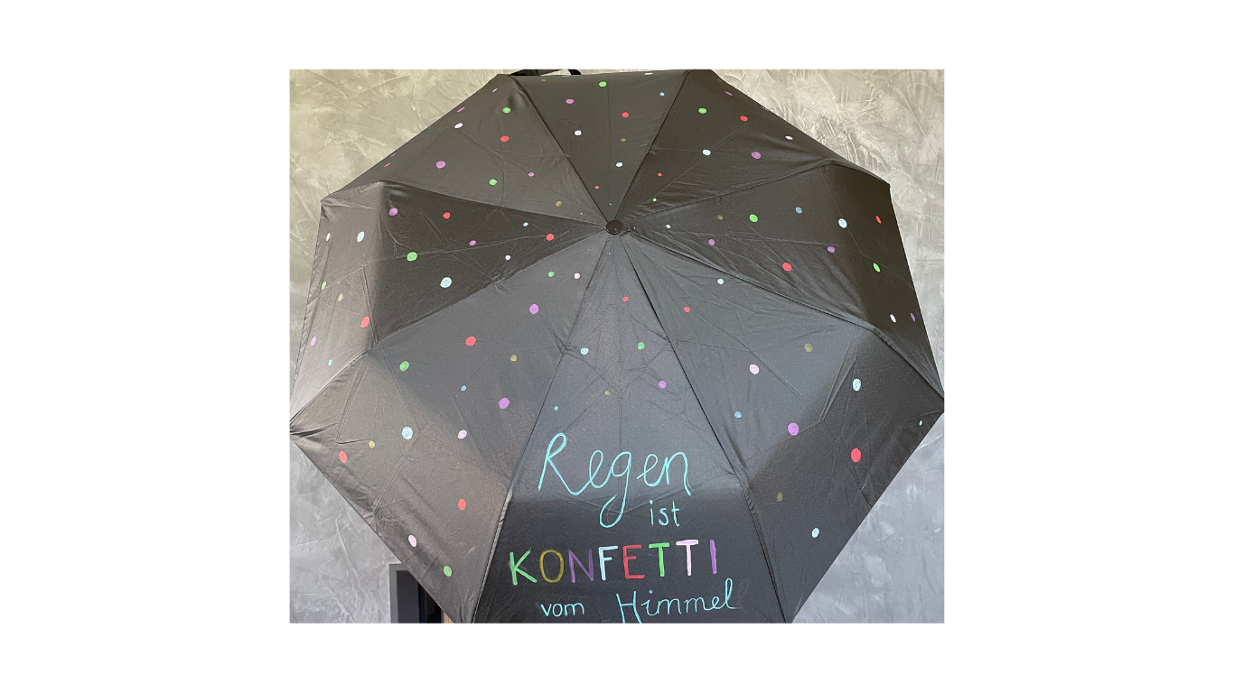 Regenschirm schwarz